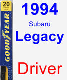 Driver Wiper Blade for 1994 Subaru Legacy - Premium