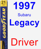 Driver Wiper Blade for 1997 Subaru Legacy - Premium