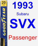 Passenger Wiper Blade for 1993 Subaru SVX - Premium