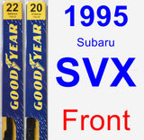 Front Wiper Blade Pack for 1995 Subaru SVX - Premium