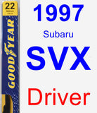 Driver Wiper Blade for 1997 Subaru SVX - Premium