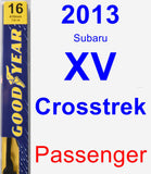 Passenger Wiper Blade for 2013 Subaru XV Crosstrek - Premium