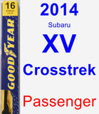Passenger Wiper Blade for 2014 Subaru XV Crosstrek - Premium