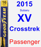 Passenger Wiper Blade for 2015 Subaru XV Crosstrek - Premium