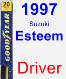 Driver Wiper Blade for 1997 Suzuki Esteem - Premium