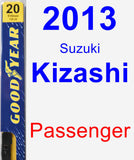 Passenger Wiper Blade for 2013 Suzuki Kizashi - Premium