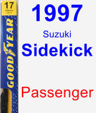 Passenger Wiper Blade for 1997 Suzuki Sidekick - Premium