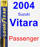 Passenger Wiper Blade for 2004 Suzuki Vitara - Premium