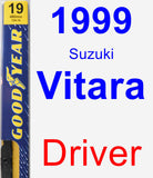 Driver Wiper Blade for 1999 Suzuki Vitara - Premium