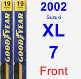 Front Wiper Blade Pack for 2002 Suzuki XL-7 - Premium