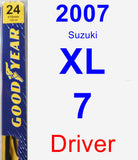 Driver Wiper Blade for 2007 Suzuki XL-7 - Premium