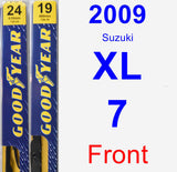 Front Wiper Blade Pack for 2009 Suzuki XL-7 - Premium