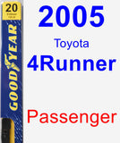 Passenger Wiper Blade for 2005 Toyota 4Runner - Premium