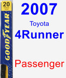 Passenger Wiper Blade for 2007 Toyota 4Runner - Premium