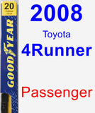 Passenger Wiper Blade for 2008 Toyota 4Runner - Premium