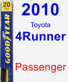 Passenger Wiper Blade for 2010 Toyota 4Runner - Premium