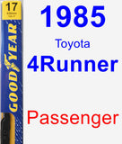 Passenger Wiper Blade for 1985 Toyota 4Runner - Premium