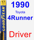 Driver Wiper Blade for 1990 Toyota 4Runner - Premium