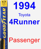 Passenger Wiper Blade for 1994 Toyota 4Runner - Premium