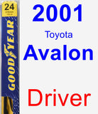 Driver Wiper Blade for 2001 Toyota Avalon - Premium