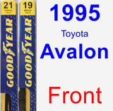 Front Wiper Blade Pack for 1995 Toyota Avalon - Premium