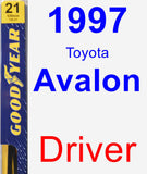 Driver Wiper Blade for 1997 Toyota Avalon - Premium