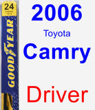 Driver Wiper Blade for 2006 Toyota Camry - Premium