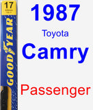 Passenger Wiper Blade for 1987 Toyota Camry - Premium