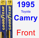 Front Wiper Blade Pack for 1995 Toyota Camry - Premium