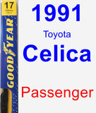 Passenger Wiper Blade for 1991 Toyota Celica - Premium