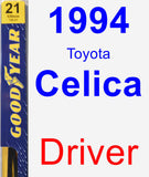 Driver Wiper Blade for 1994 Toyota Celica - Premium