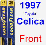 Front Wiper Blade Pack for 1997 Toyota Celica - Premium