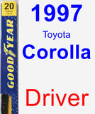 Driver Wiper Blade for 1997 Toyota Corolla - Premium