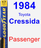 Passenger Wiper Blade for 1984 Toyota Cressida - Premium