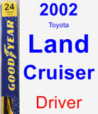 Driver Wiper Blade for 2002 Toyota Land Cruiser - Premium