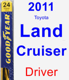 Driver Wiper Blade for 2011 Toyota Land Cruiser - Premium