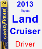Driver Wiper Blade for 2013 Toyota Land Cruiser - Premium