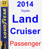 Passenger Wiper Blade for 2014 Toyota Land Cruiser - Premium