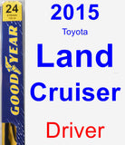 Driver Wiper Blade for 2015 Toyota Land Cruiser - Premium