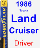 Driver Wiper Blade for 1986 Toyota Land Cruiser - Premium