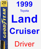 Driver Wiper Blade for 1999 Toyota Land Cruiser - Premium