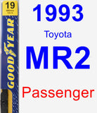 Passenger Wiper Blade for 1993 Toyota MR2 - Premium