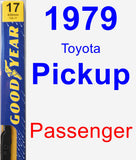 Passenger Wiper Blade for 1979 Toyota Pickup - Premium