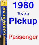 Passenger Wiper Blade for 1980 Toyota Pickup - Premium