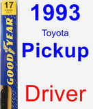 Driver Wiper Blade for 1993 Toyota Pickup - Premium