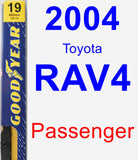 Passenger Wiper Blade for 2004 Toyota RAV4 - Premium