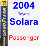 Passenger Wiper Blade for 2004 Toyota Solara - Premium