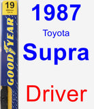 Driver Wiper Blade for 1987 Toyota Supra - Premium