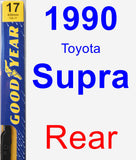 Rear Wiper Blade for 1990 Toyota Supra - Premium