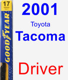 Driver Wiper Blade for 2001 Toyota Tacoma - Premium